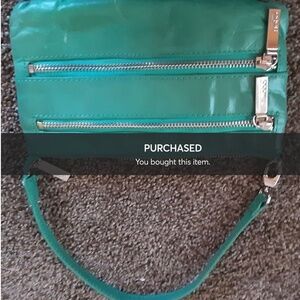 HOBO Brand SMALL PURSE CLUTCH WRISTLET TEAL GREEN